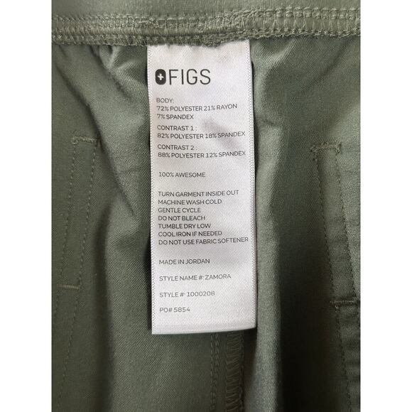 Figs Zamora Jogger Scrub Pants MOSS XL Petite - Picture 3 of 5